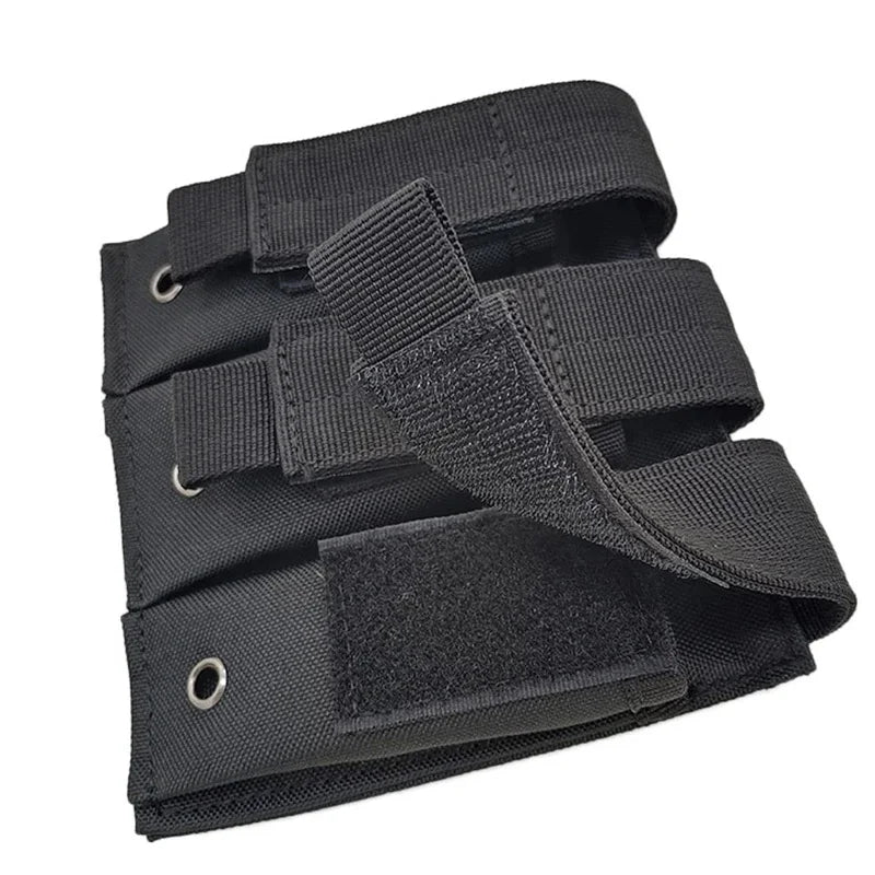 OPHIDIAN 9mm Magazine Pouch Single Double Magazine Pouch Outdoor Molle Open Top Magazine Pouch for  M1911 92F Flashlight Ba