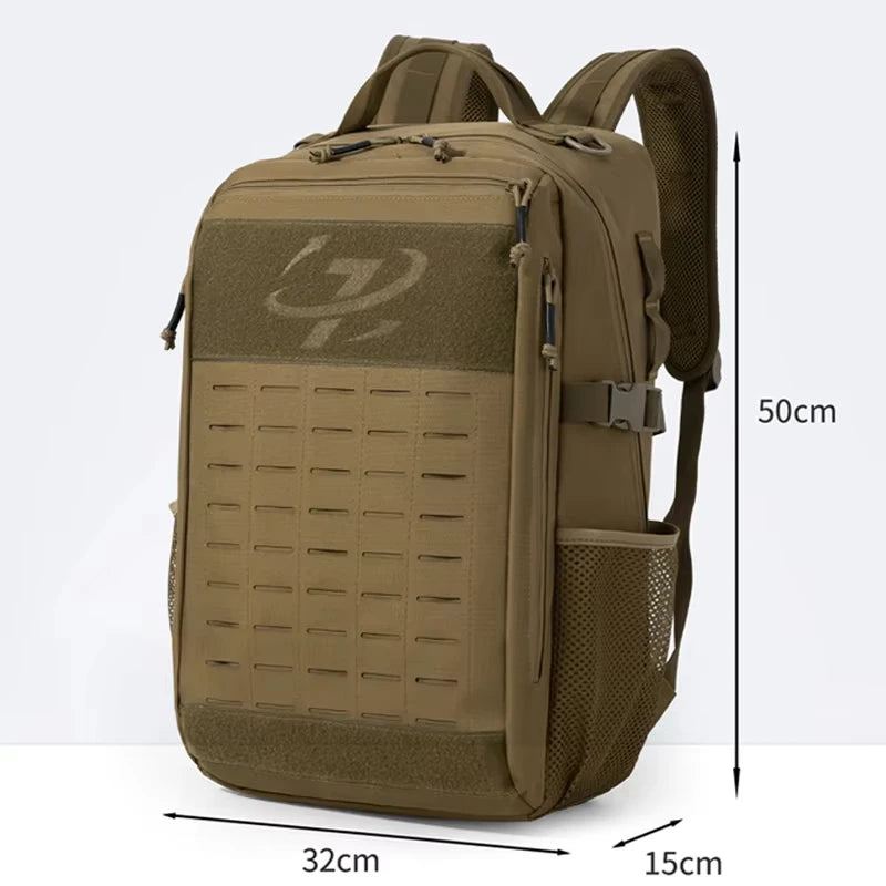 Tactical Travel Backpack for Men Hiking Climbing Outdoor Sports Rucksack Laser Molle Bag Laptop School Survival Backpack Pack