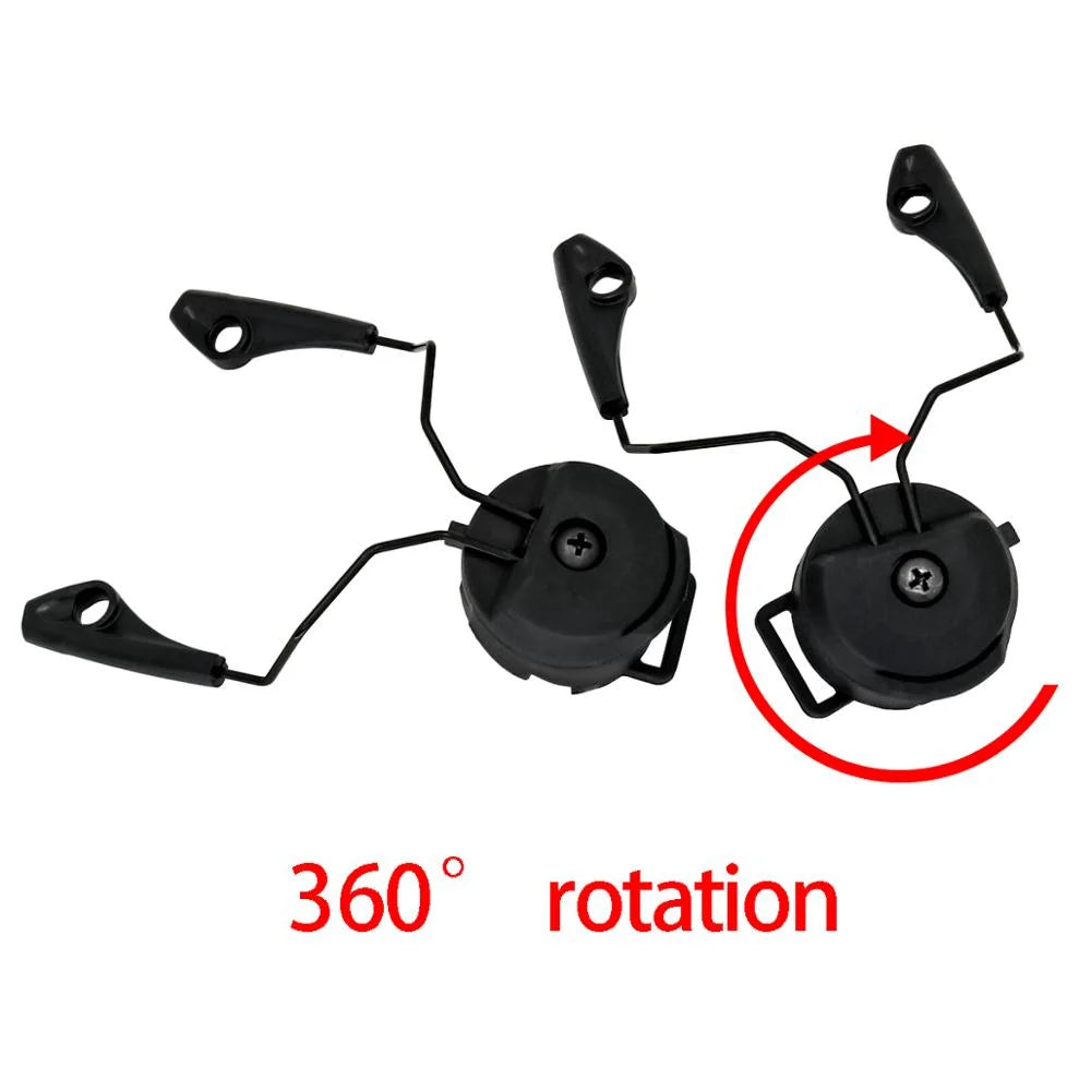 Newest  ARC OPS-CORE Helmet Rail Adapter Tactical Headset Stand for Walker's/Howard Leight Hunt Shooting Headset