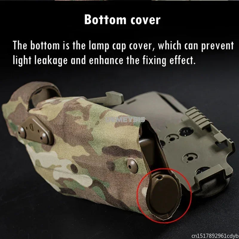 Tactical Holster for G17 Gen4 G19 with X300 X300U Flashlight Quick Locking System Shooting Hunting Pistol Gun Holsters