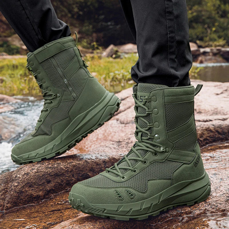 High Quality Men Shoes Tactical Boots Anti Slip Breathable Outdoor Jungle Off-road Hiking Boots Zapatillas Hombre Hunting Boots