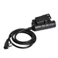EARMOR Tactical PTT Tactical Headset Button activated push-to-talk PTT adapter M51/M52 and AUX radio interface KENWOOD