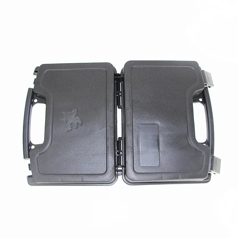 Hard box with foam, lockable waterproof portable 2 pistols, used for storage box of outdoor shooting and Hunting shooting ground