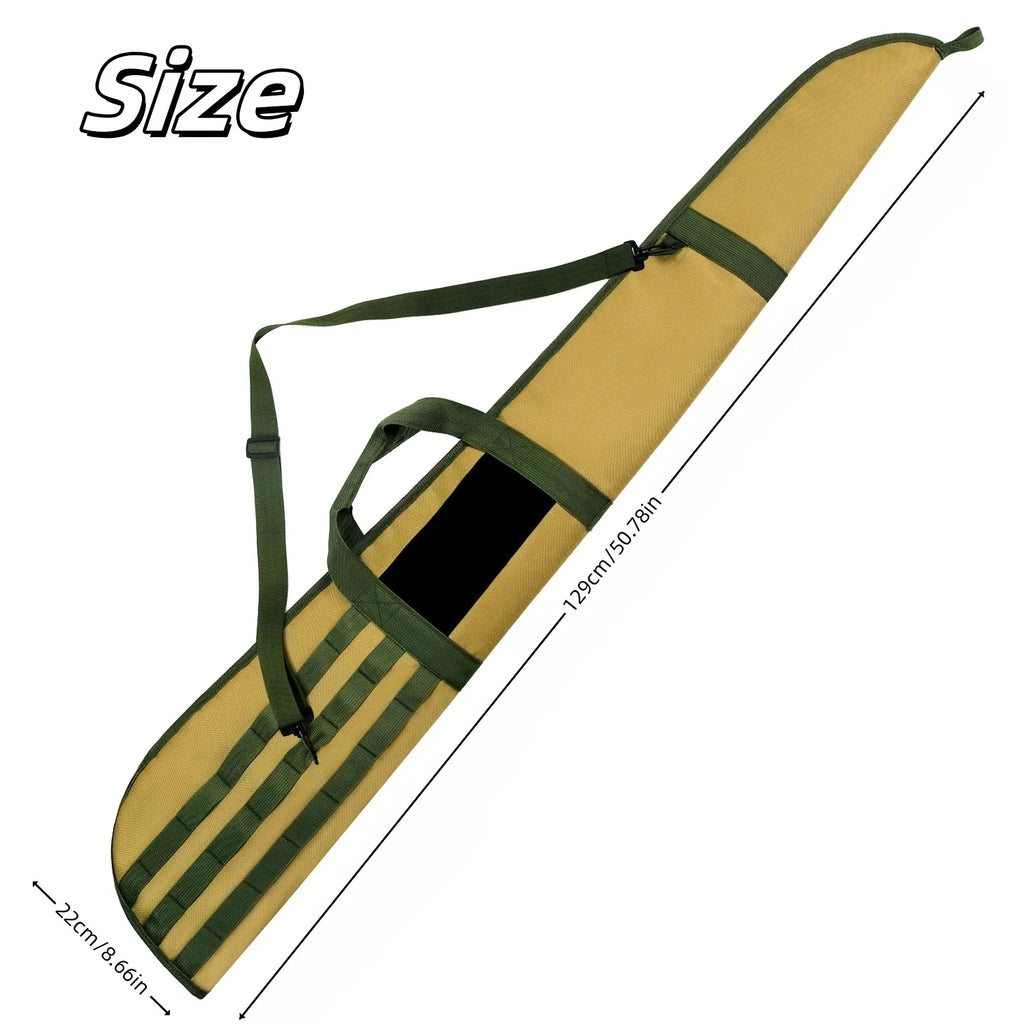 Outdoor Tactical Gun Bag Rifle Bag Multifunctional 1.29m Long One-Shoulder Shockproof Professional Sports Fishing Bag