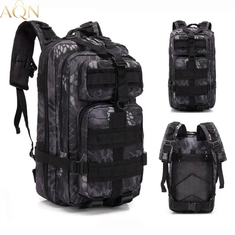 AQN 40L Tactical Backpacks Man Traveling Bags Survival Outdoor 3P Assault Pack Hiking Trekking Hunting Bag Military Grade Bag