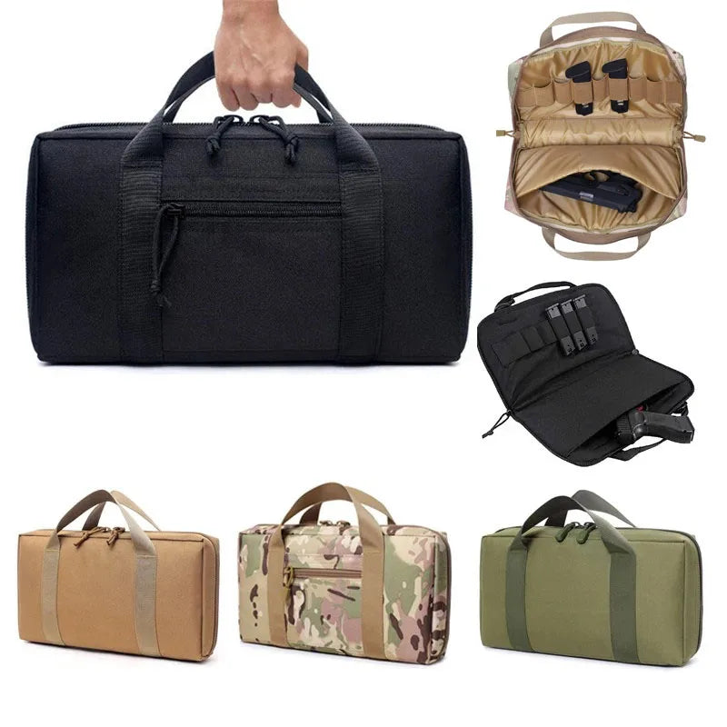 Outdoor Gun Carry Bag EDC Tool Pouch Hunting Accessories Magazine Pouch Holder Pistol Handgun Protection Case Holster