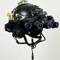 Fast Tactical Helmet Set with Night Vision Goggles Model Headset Signal Light Outdoor Hunting Airsoft Shooting Protective Gear
