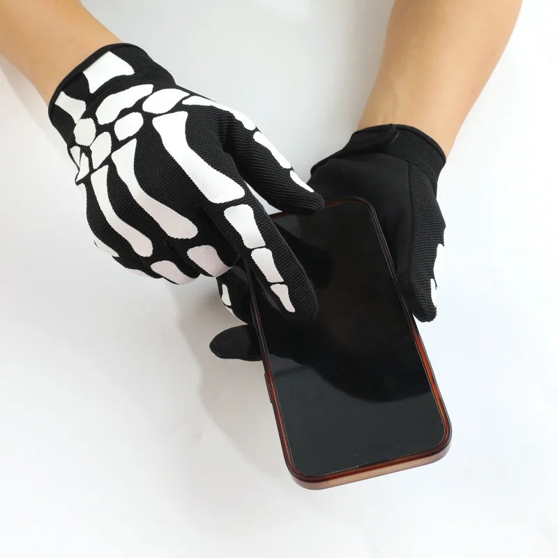 Death Ghost Spring, Summer and Autumn Motorcycle Bicycle Riding Non-slip Breathable Elastic Thin Tactical Touch Screen