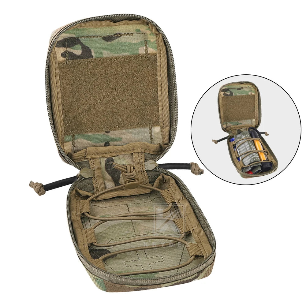 KRYDEX Tactical IFAK Pouch First Aid Holder Tourniquet Trauma Bag Outdoor Survival Hunting Medical Utility Pouch