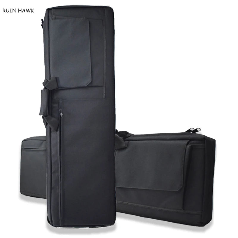 Oxford Gun Holster Bag Airsoft Paintball Gun Bag with Cushion Pad Tactical Gun Carry Bag 85CM / 100CM