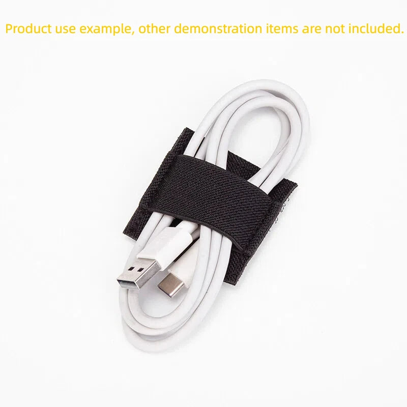 Tactical Helmet Headset Wire Strap Elastic Cable Organizer Hook Loop Fixed Harness for Outdoor Hunting