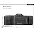 Tactical Rifl Bag Double Gun Case Carbine Backpack with Molle System Outdoor Hunting Reinforced Rucksack for Transportation