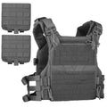Full-Size Tactical Plate Carrier Vest Hunting Lightweight Mesh Comfort Body Armor MOLLE Quick Release Airsoft Combat Gear