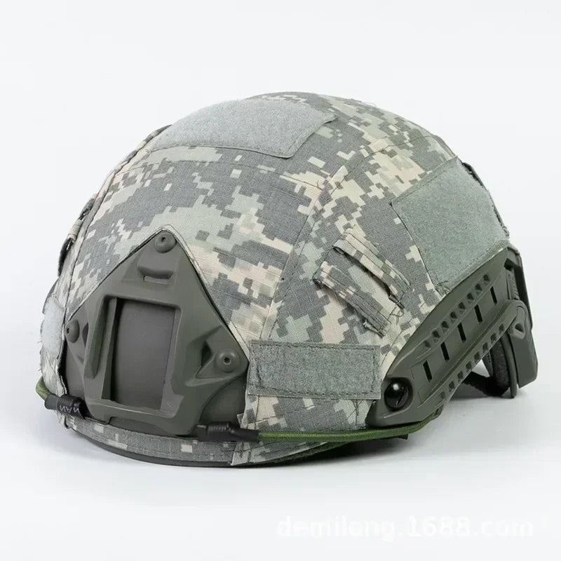 Fast Tactical Helmets Cover  Fans CS Field Equipment Camouflage CP Camouflage Helmets Cover  Dark Night Camouflage