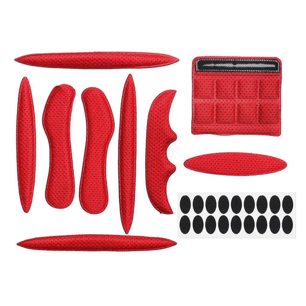 27pcs/set Cycling Sealed Universal Protection Pad Replacement Foam Pads Set Helmet Inner Padding Kit