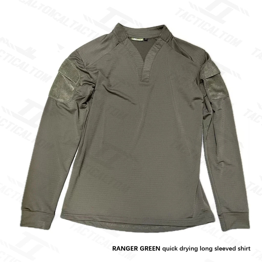 Velocity Style Rugby Shirt Quick Dry Tactical Long Sleeve T-shirt CAG Love