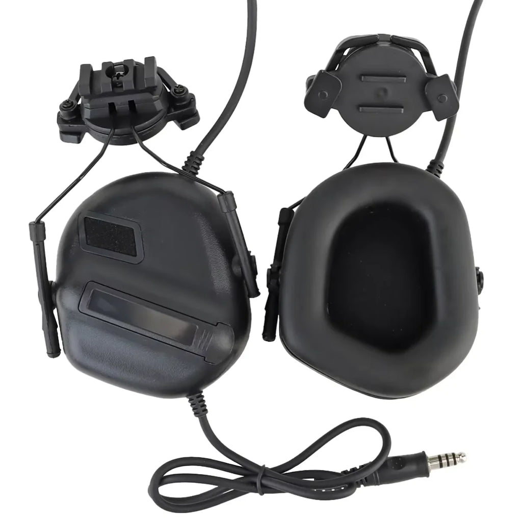 Tactical Helmet Headset Fifth Generation Foldable Noise Reduction Version Headphones Hunting PTT Adapter Helmet Accessories