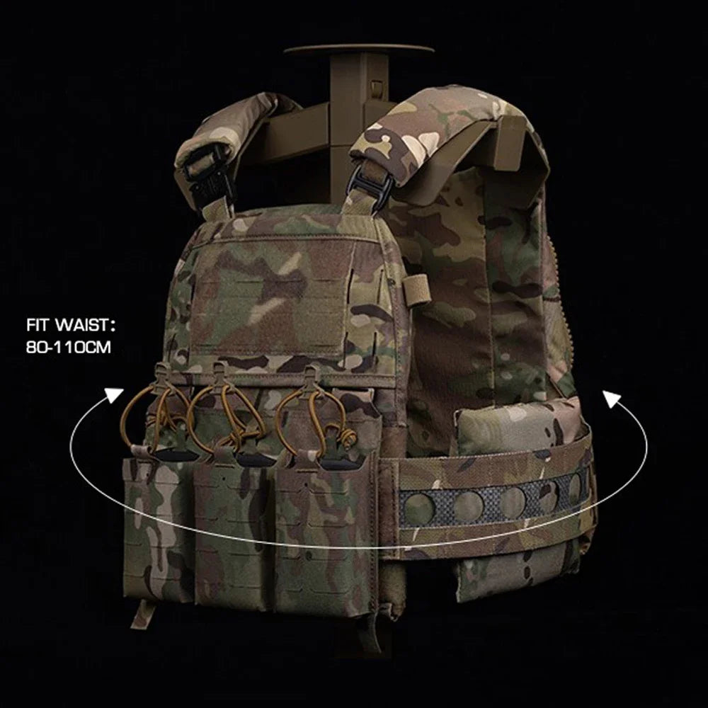 Tactical Vest Ferro FCPC V5 Plate Carrier MOLLE Hunting Vest Back Panel Supplement Pouch Airsoft Shooting Body Armor