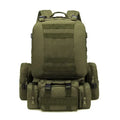 55L Big Capacity Actical Backpack Men Military Outdoor Hiking Trekking Backpack 4 in 1 Travel Climbing Bag Molle Sport Tactical