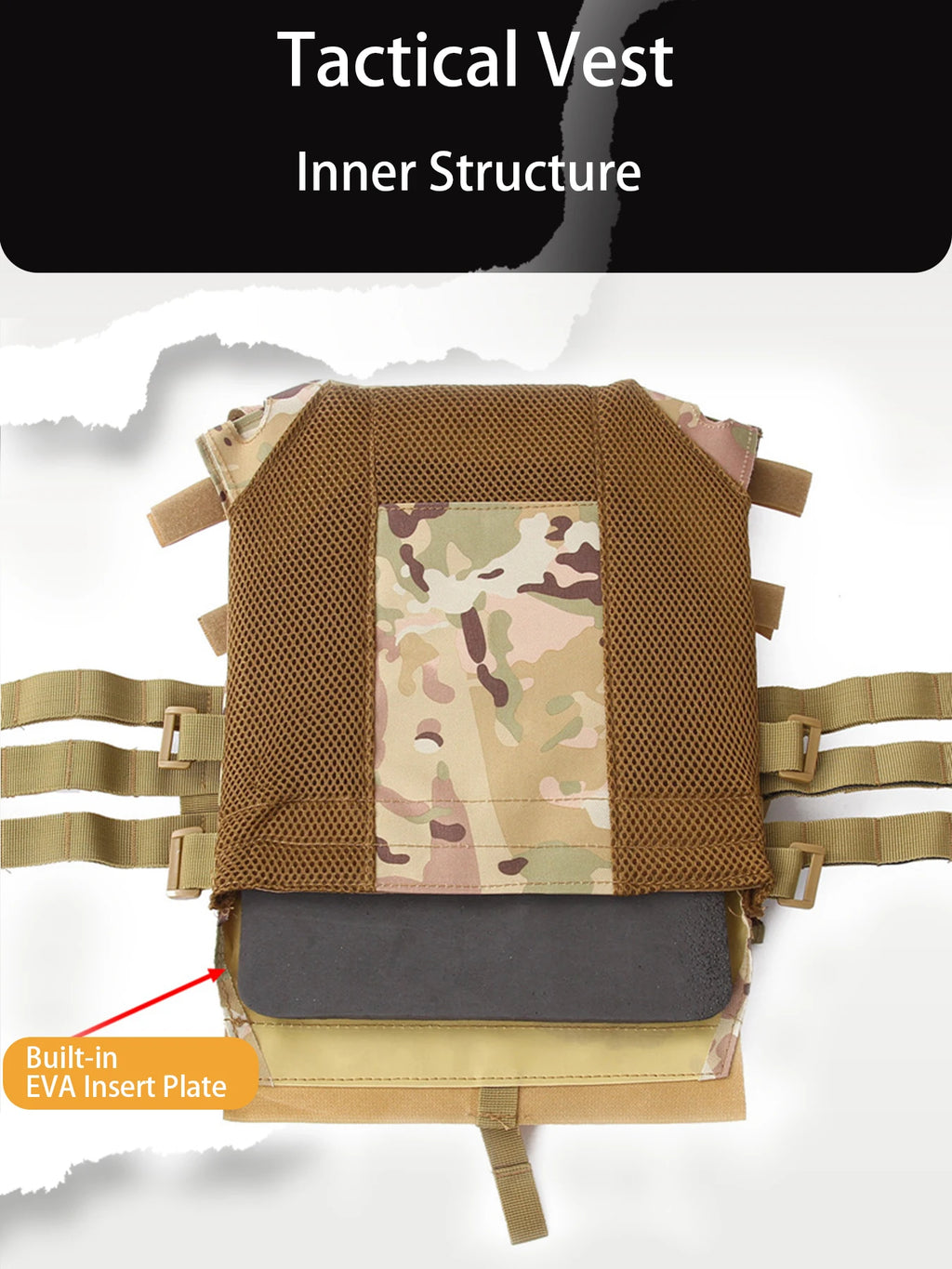 Military Waterproof Tactical Vest JPC - Lightweight MOLLE Plate Carrier for Jungle Security CS Hunting Outdoor Body Armor