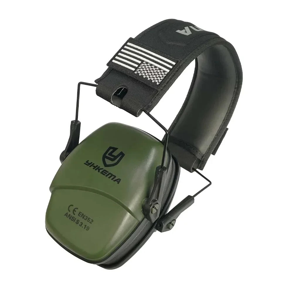 YHKEMA Tactical Earmuff Ear Protection Hearing Protection Passive Protector for Shooting Earmuffs NRR 23dB Noise Reduction
