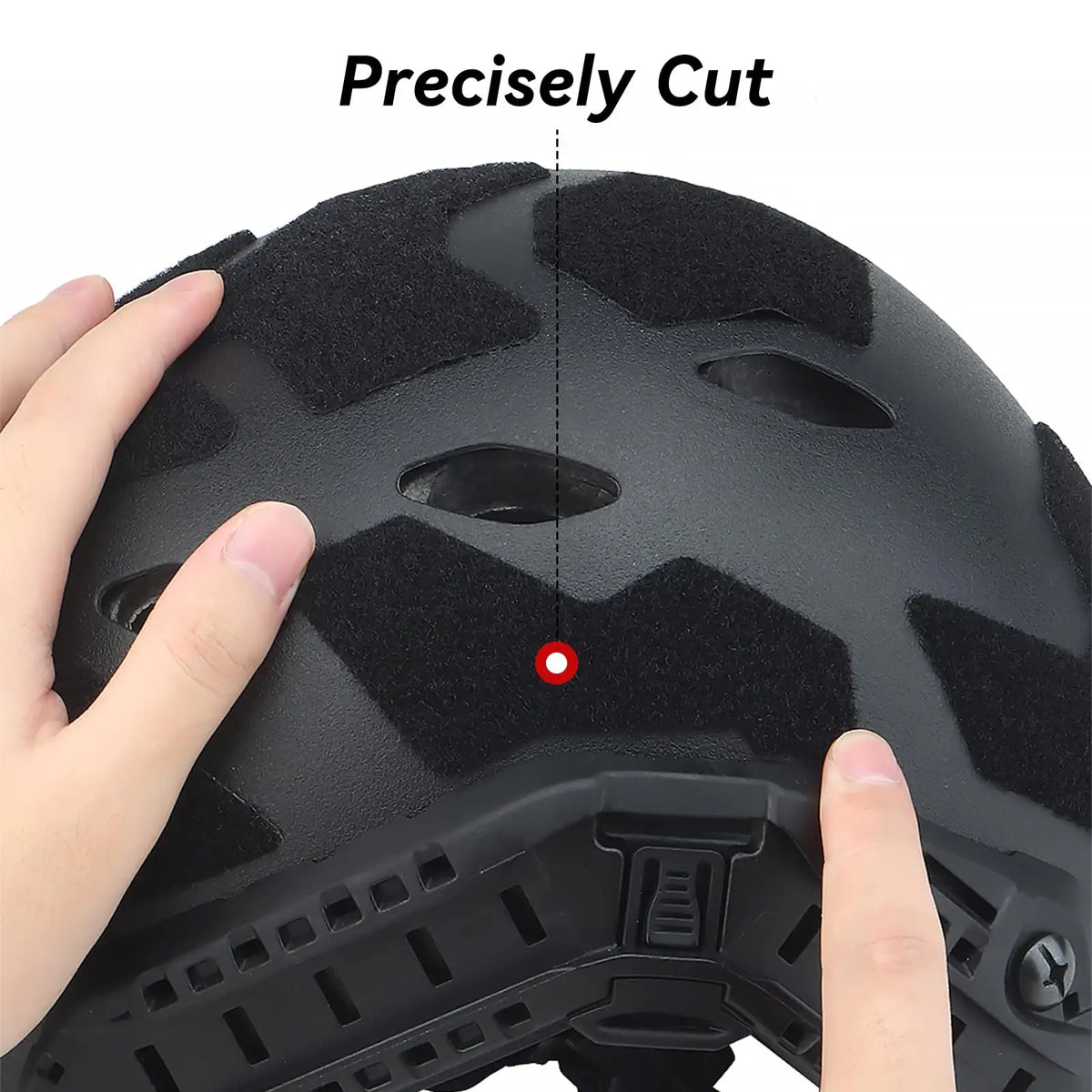 11Pcs Tactical Helmet Magic Sticker Airsoft Helmet Patches Hook and Loop Sticky for FAST High-Cut Helmet Accessories