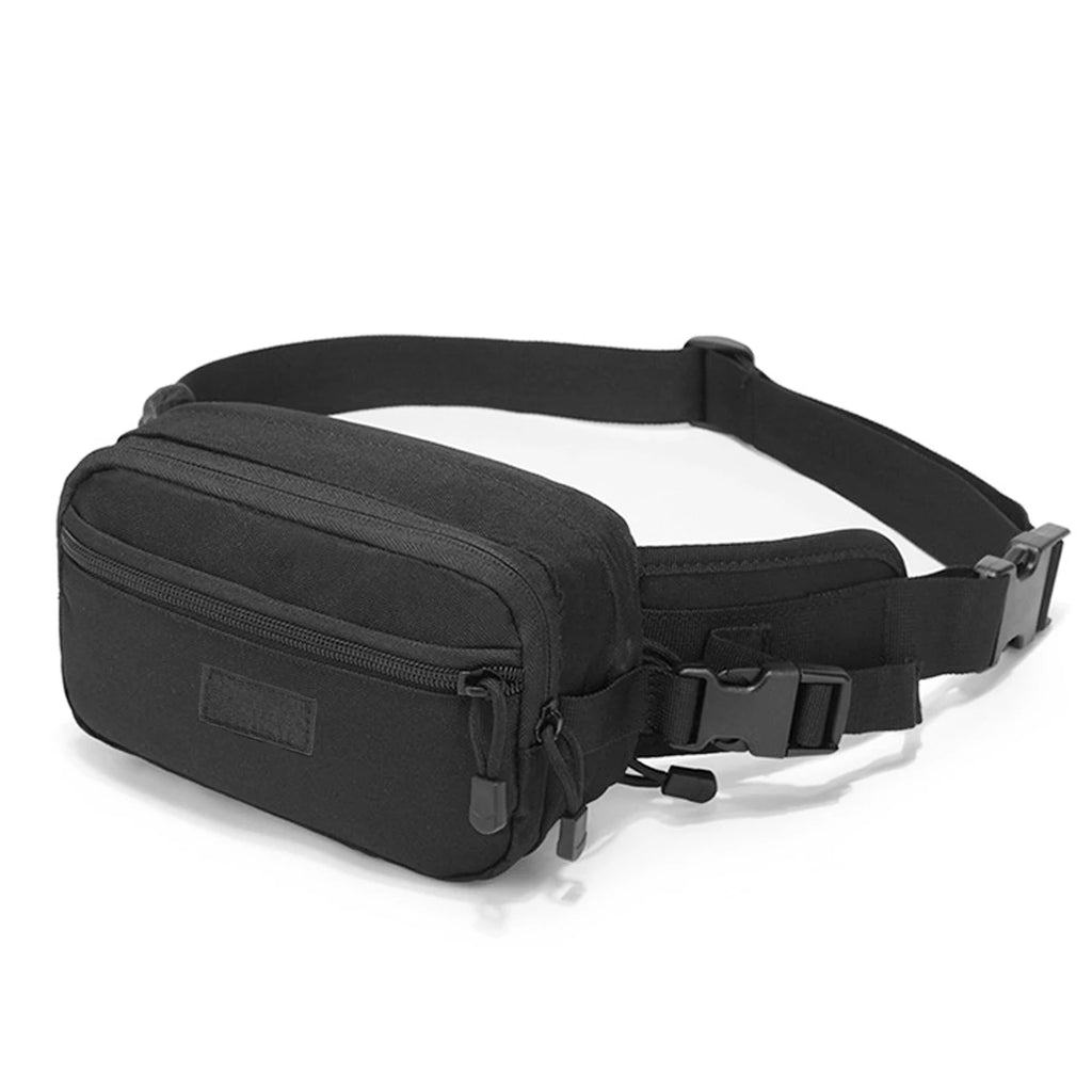 Multi functional hunting waist bag for men, outdoor concealed waist bag, adjustable waist belt, hiking and cycling waist bag
