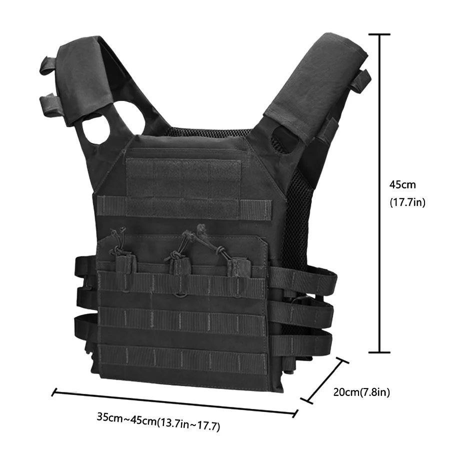 Ultra lightweight JPC structure | MOLLE global expansion | MOLLE+Magic Sticky dual system outdoor training vest