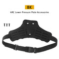Leg Pistol Holster Thigh Platform Tactical Molle Holster Adapter Base Hunting Mid-Ride Leg Belt Loop with QLS kit Airsoft Gear