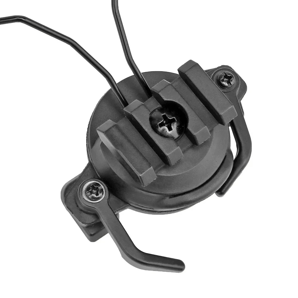 Tactical Helmet Rail Adapter Headset Holder Set ARC Rail Adaptor Tactical Helmet Headset Support Headset Helmet Adapter