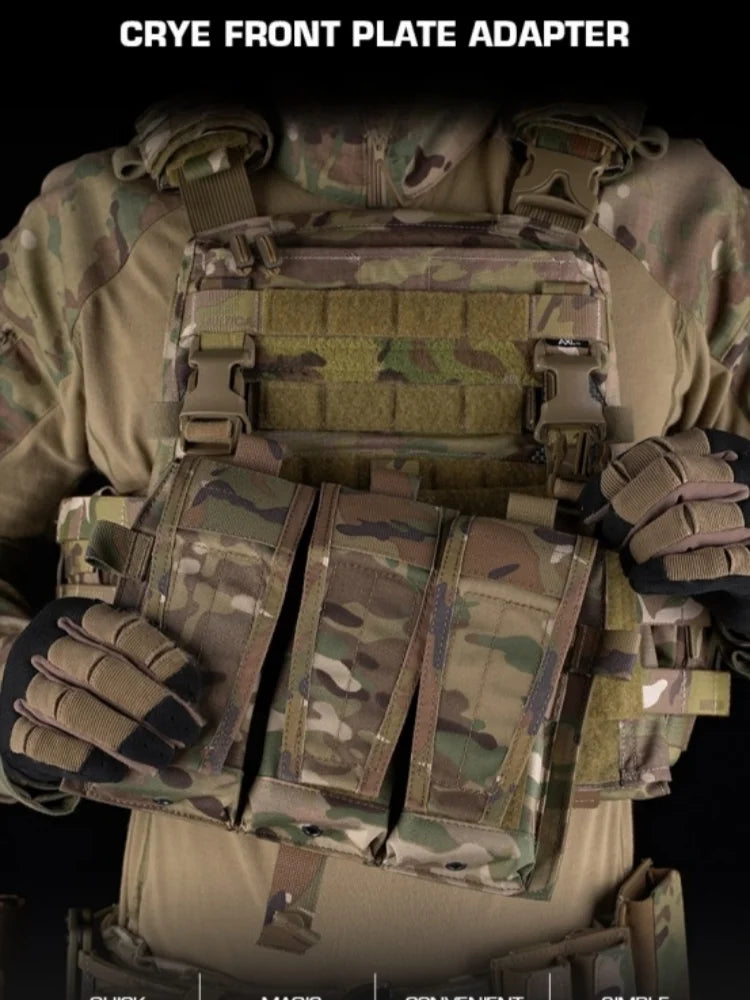 Tank top expansion panel CRYE front panel adapter accessory, convenient buckle design for easy replacement