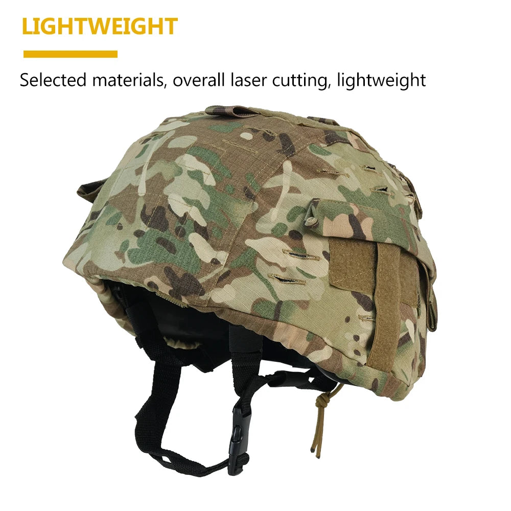 BOOIU Tactical Helmet Cover Camouflage Airsoft Helmet Cloth for MICH2000 CS Outdoor Hunting Helmets Accessories