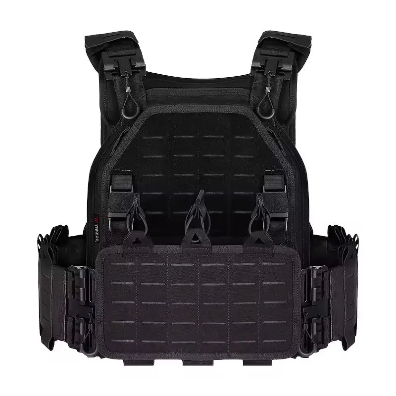Lightweight 6094 Tactical Vest - Quick-Detach MOLLE System, 1000D Nylon Military/LE/Survival Combat Gear