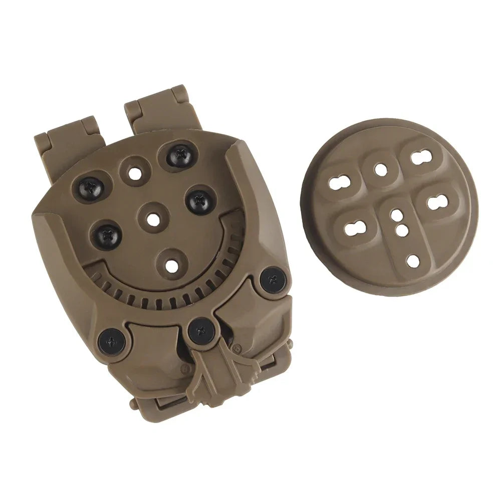 Tactical Quick Disconnect Kit 360 Degree Angle Platform with Molle Clamp Kydex Adapter Accessory Tactical Gear Adapter