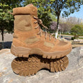 Summer Mesh Breathable Men's Wear-Resistant High-Top Zipper Puncture-Proof Desert Boots