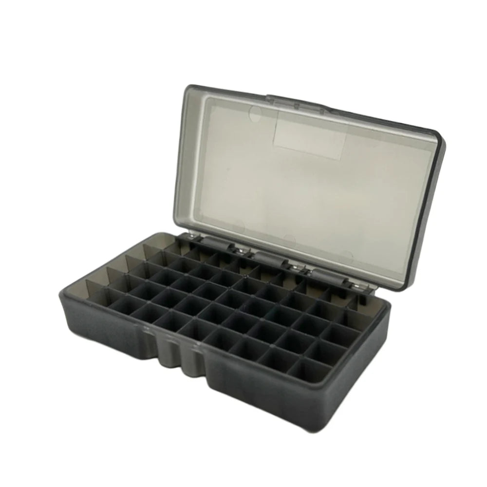 50 Round Tactical Flip-Top Ammo Box for .45 ACP/40/10MM Cal  Pistol Ammo Carry Storage Box Hunting Accessories