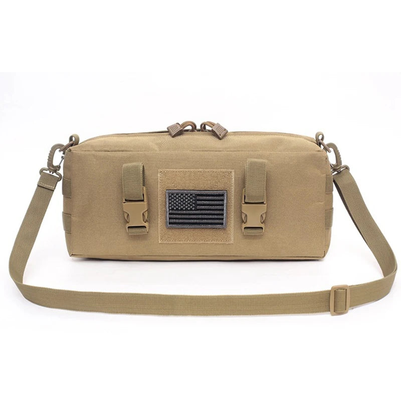 Molle Pouch EDC Nylon Waterproof Hunting Bag Outdoor Sport Waist Pack Travel Camping Cross-body Shoulder Bags