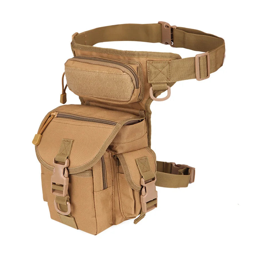 Waterproof Oxford Cloth Camouflage Style Single Shoulder Crossbody Journalist Photography Sports New Leg Bag