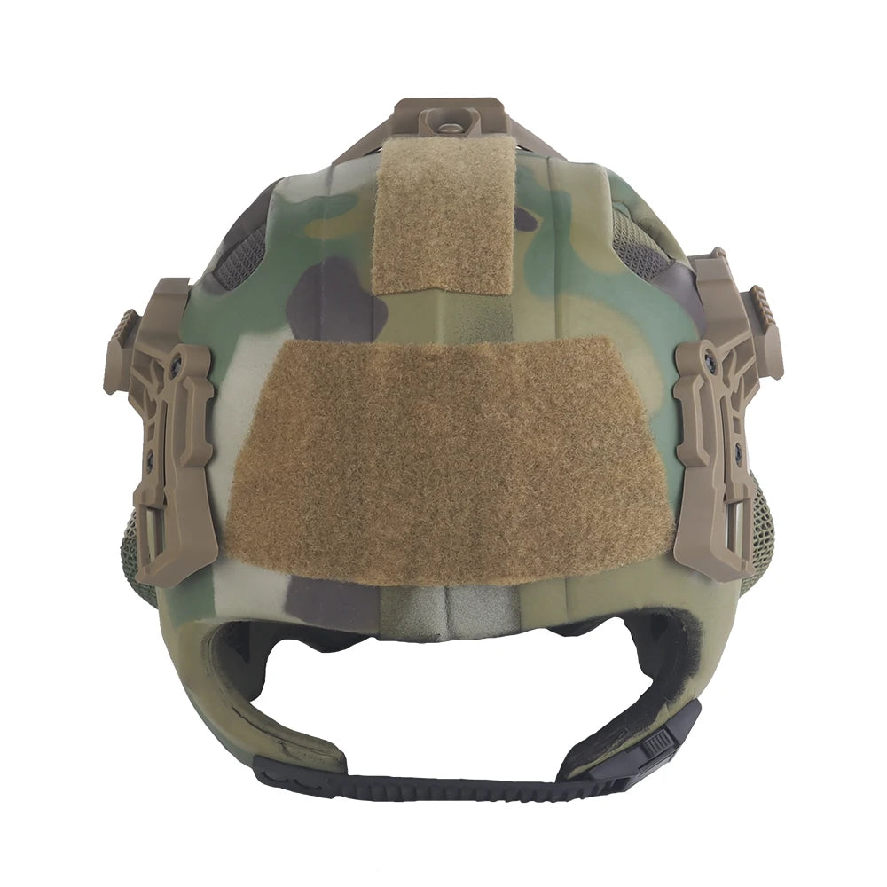 Full Protection Tactical Helmet Militar Hunting Airsoft Paintball CS Steel Mesh Safety Face Mask EVA Lightweight Punk Cosplay