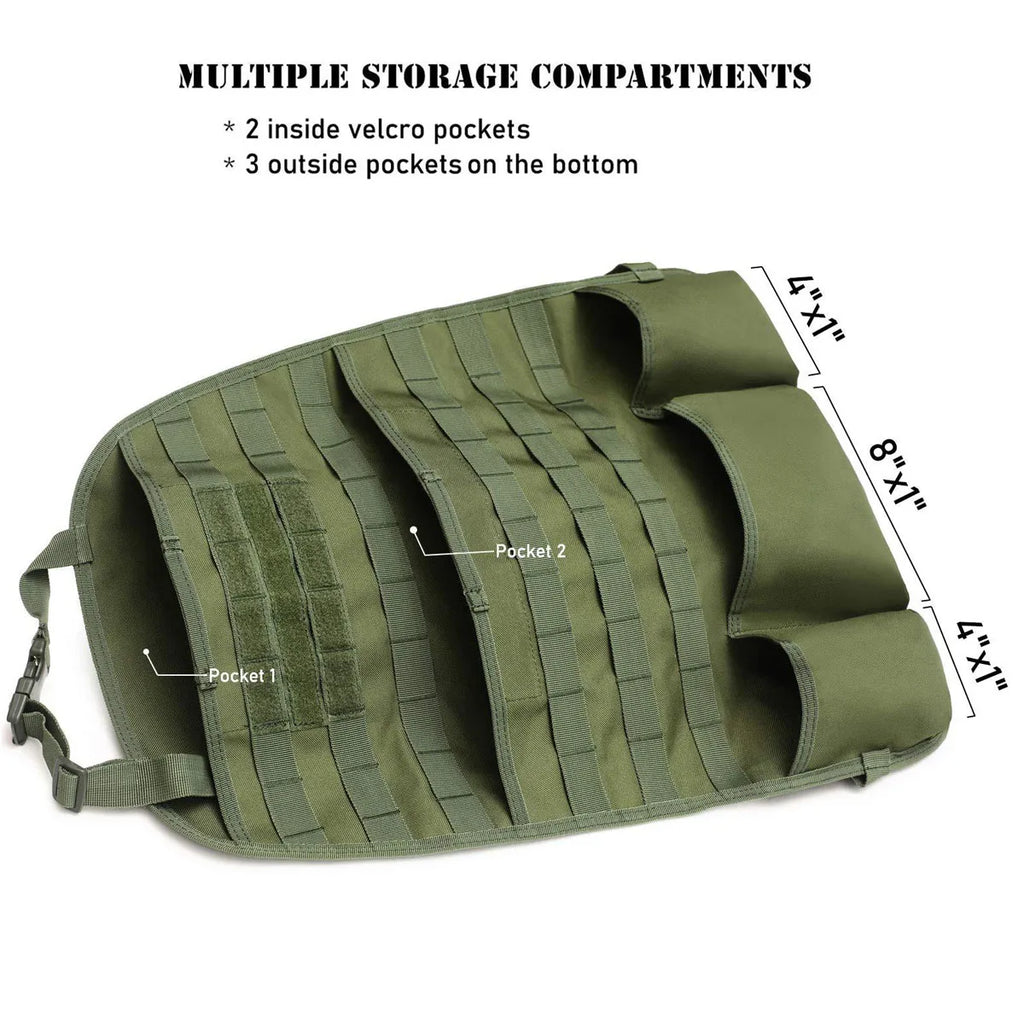 Universal Car Backseat Hanging Bag Tactical Accessory Organizer Self-Driving Hunting Outdoor Storage Bag Classified Storage Bag