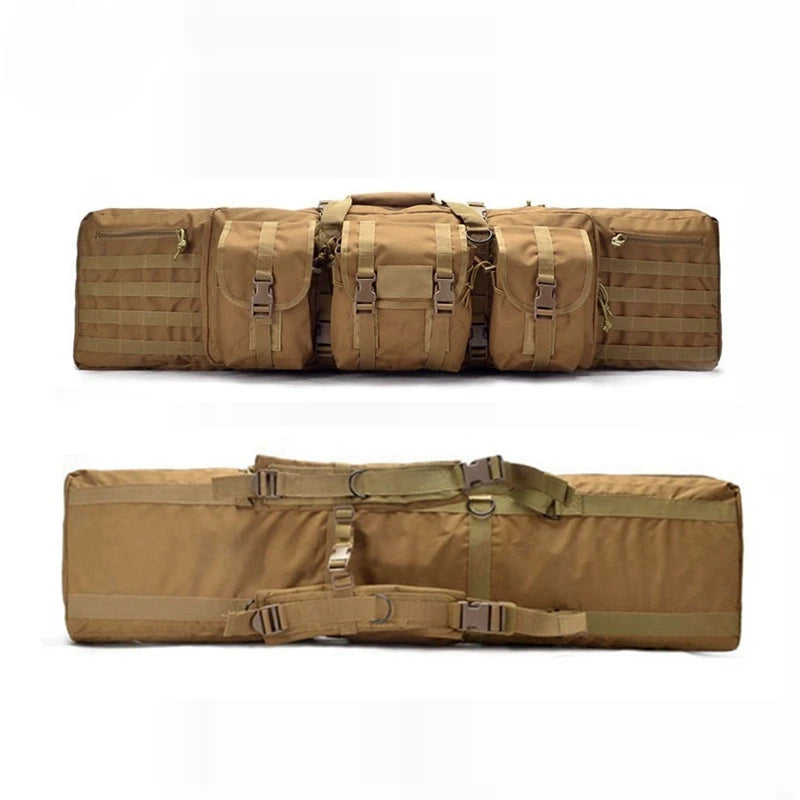 Tactical Double Rifle Gun Case Hunting Shooting Padded Shotgun Storage Backpack Pistol and Magazine Storage Bag