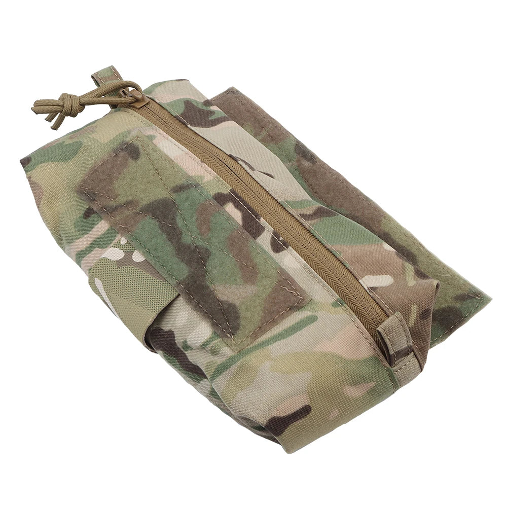 OPHIDIAN Combat Vest Drape Bag Mini Belly Dump Drop Bag Waist Bag for JPC CPC LBT D3CR MK3 MK4 Plate Rack Storage