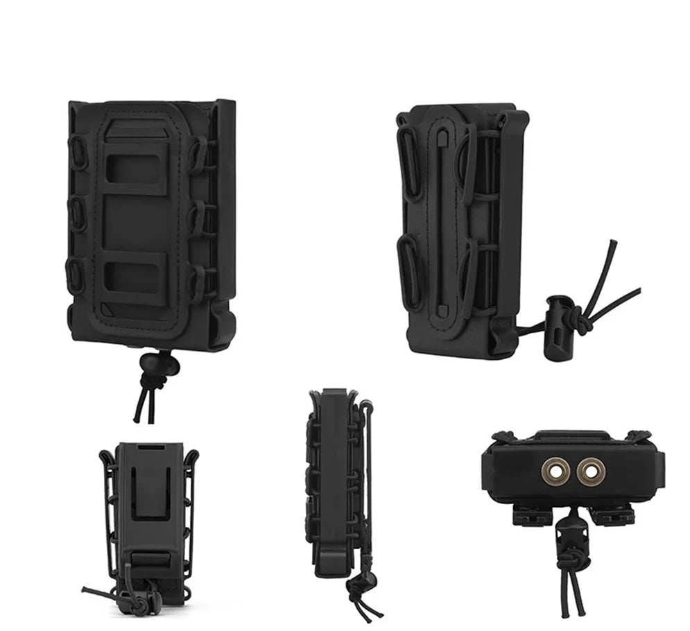 OPHIDIANTAC 5.56/7.62/9MM Fast Mag Pouch Tactical Magazine Pouches Molle Belt Fast Attach Carrier Soft Shell Mag Carrier