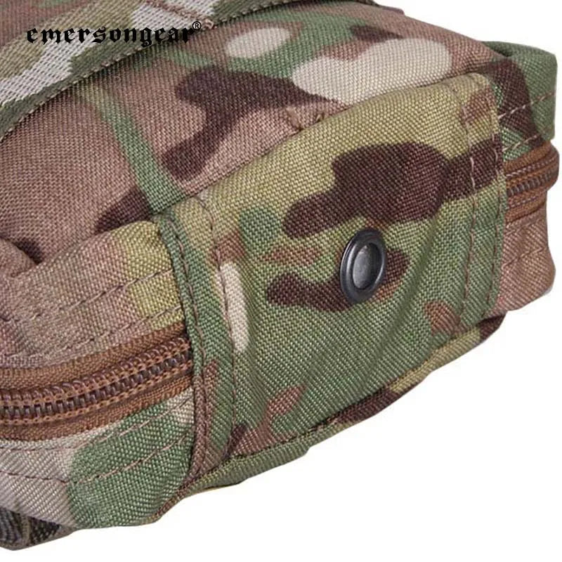 Emersongear 18x12.5x7cm Utility Pouch MOLLE Zip EDC Tool Bag Pocket Holder Airsoft Hunting Hiking Milsim Waist Panel