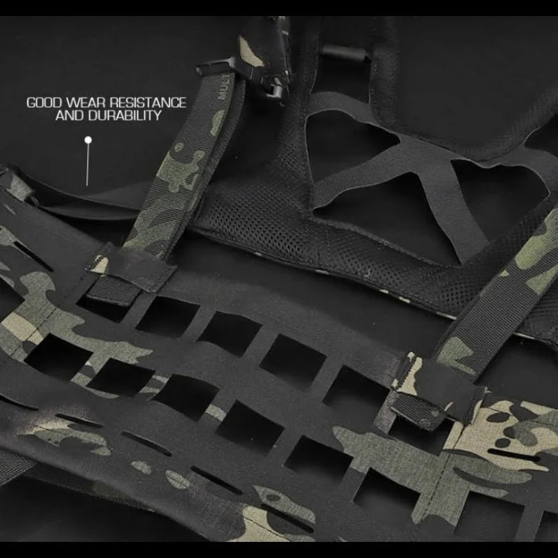 SPC Ultralight Load Carrying System | Low Profile Chest Platform Modular Carrier Vest | For Outdoor Professional Use