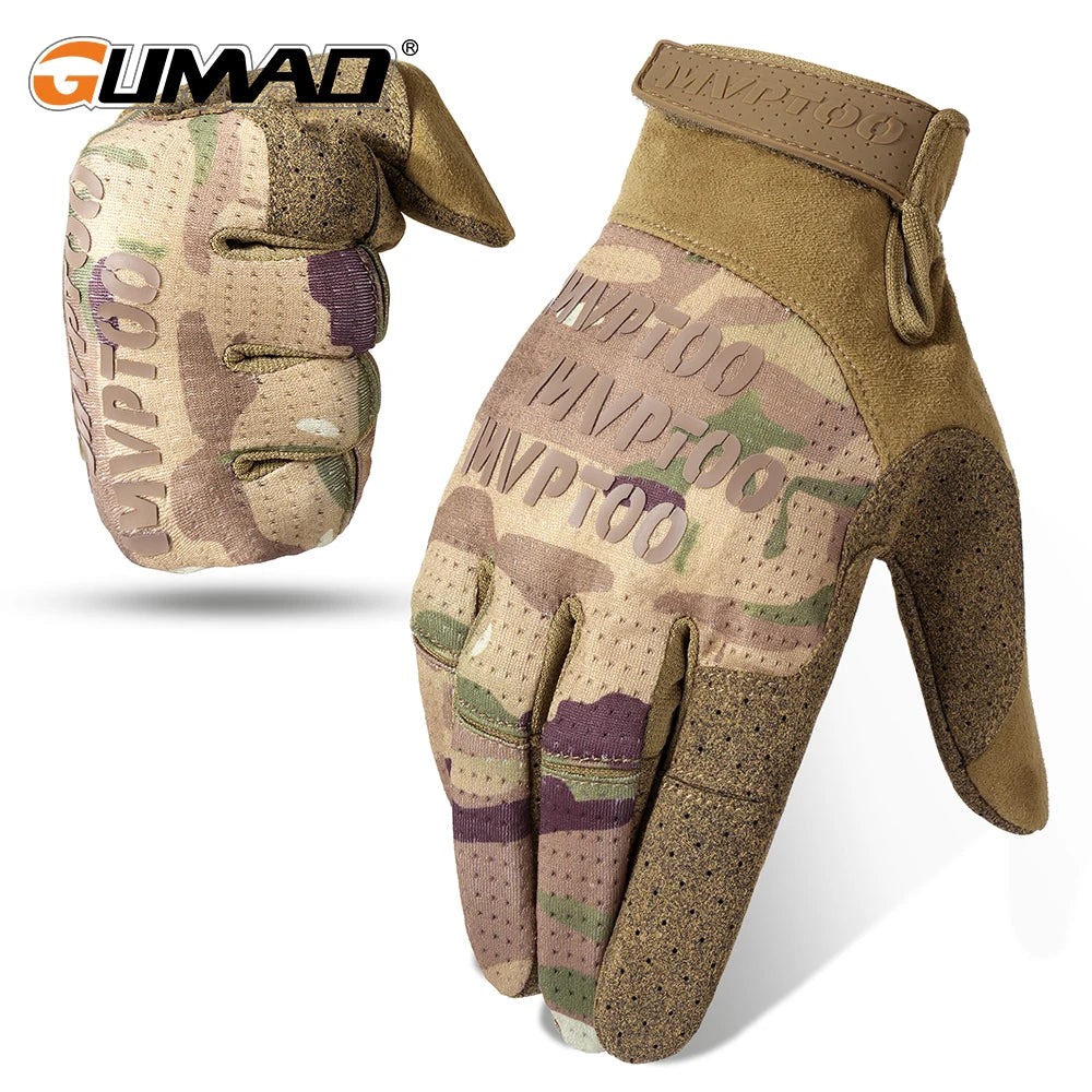 Touch Screen Hunting Gloves Breathable Outdoor Sports Hiking Camping Paintball Tactical Combat Work Cycling Lightweight Gear Men