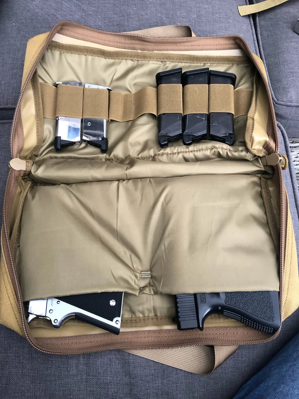 Tactical Pistol Gun Carry Case for CZ 75 GL 17 Betta PX4 G2C 1911 Shockproof Padded Magazine Pouch Universal Handgun Bag