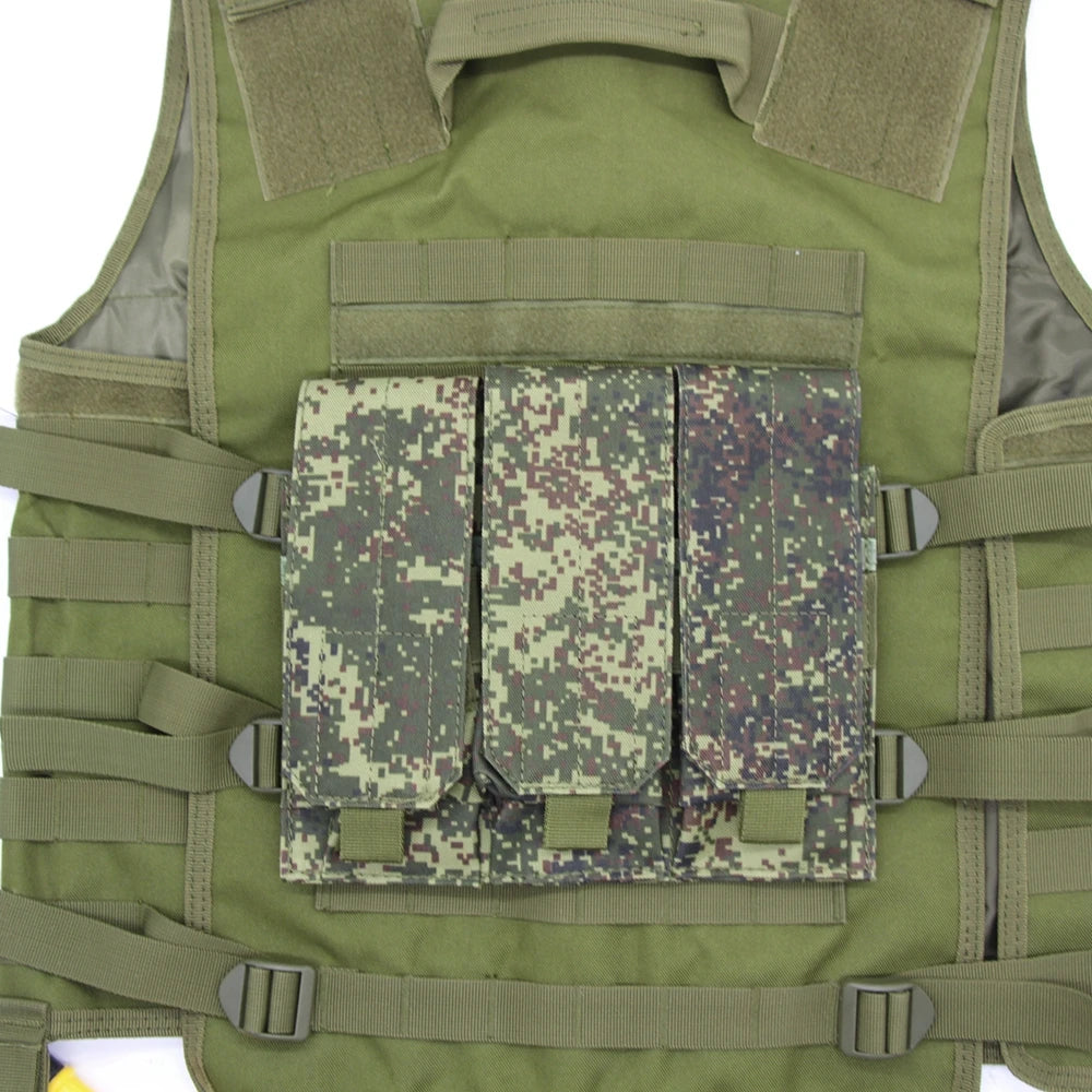 M4 5.6 7.62 Triple Magazine Pouch Single Double Magazine Bag for M6 AR M4 AR15 Rifle Pistol Mag Pouch Molle Bag Vest Accessory