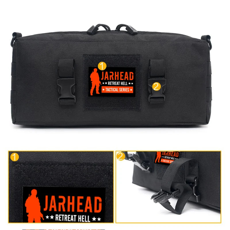 Foldable Outdoor Sport Waist Pack Molle Pouch EDC Nylon Waterproof Hunting Bag Travel Camping Hiking Cross-body Shoulder Bags
