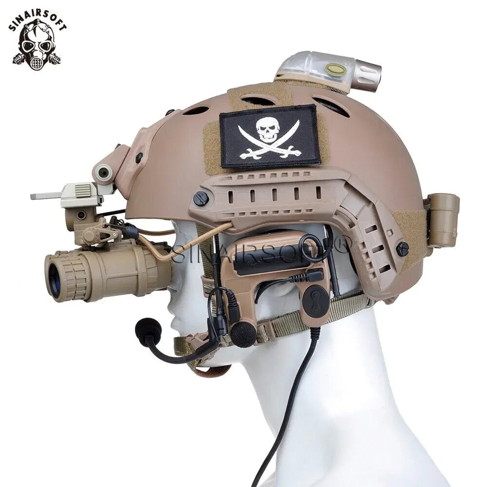 SINAIRSOFT Z-tactical Sordin Tactical Headset Airsoft Z038 IN-THE-EAR Helmet Noise Canceling Headphone Z 038